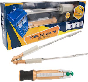 Sonic Screwdriver BBQ Thongs