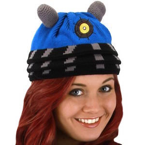 Blue Dalek Beanie Hat