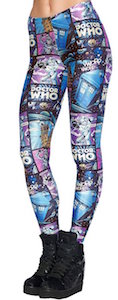 Comic Style Doctor Who Leggings