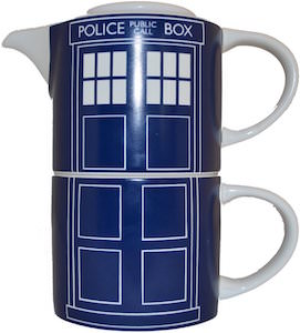 Dr Who Tardis Mug And Teapot