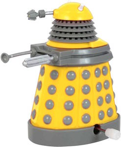 Doctor Who Yellow Wind Up Toy Dalek