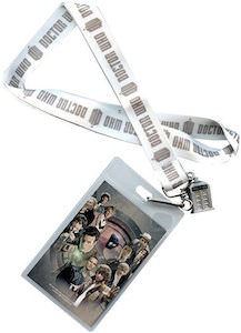 Doctor Who Logo Chrome Effect Lanyard