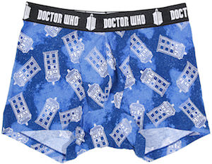 Tumbling Tardis Boxer Briefs