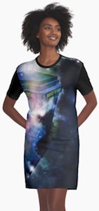 Tardis In Space Women’s T-Shirt Dress