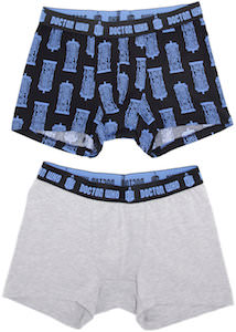 Wibbly Wobbly Time Wimey and Plain Men’s Underwear