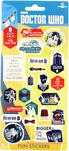 Doctor Who Sticker Sheet Based On The 11th Doctor
