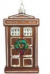 Gingerbread Tardis Ornament