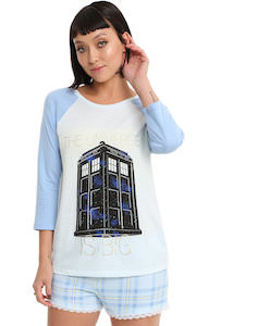 Doctor Who Women's Tardis Universe Sleep Set