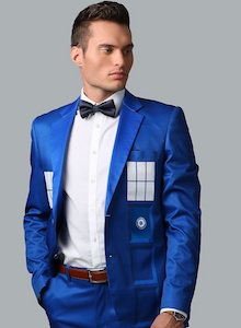 Doctor Who Tardis Formal Suit Jacket