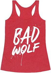 Doctor Who Women's Red Bad Wolf Tank Top