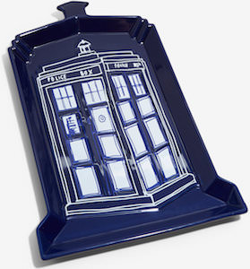 Ceramic Tardis Serving Tray