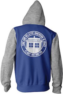 Doctor Who Tardis Flight Instructor Hoodie