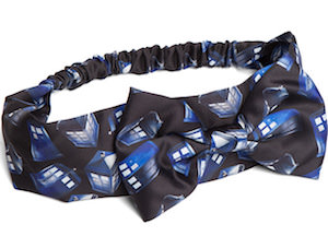 Doctor Who flying Tardis headband