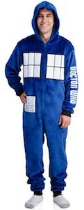 Doctor Who Fleece Tardis Onesie