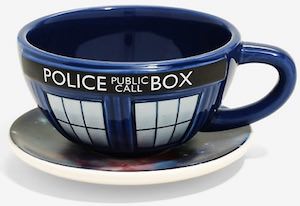 Doctor Who Tardis Galaxy Cup And Saucer