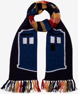 Tardis And Tassels Scarf