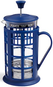 Dr. Who Tardis French Press Coffee Maker