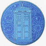 Dr Who Blue Tardis Patch