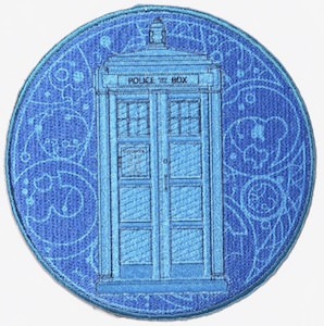 Dr Who Blue Tardis Patch