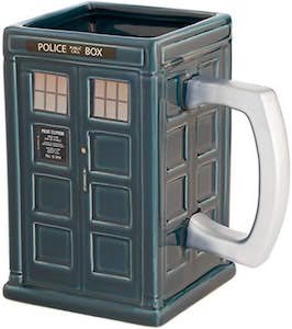 Square Tardis Mug