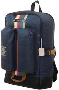 Doctor Who Tardis And Stripes Backpack