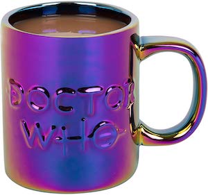 Doctor Who Metallic Holographic Logo Mug