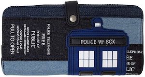 Tardis Denim Look Wallet