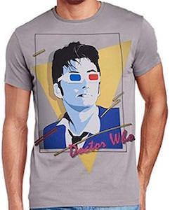 Doctor Who 80s Style 10th Doctor T-Shirt