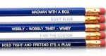 Doctor Who Quotes Pencils