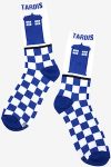 Doctor Who Tardis Checkered Socks