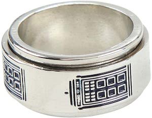 Tardis Spinner Ring