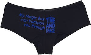 Doctor Who Tardis My Magic Box Panties