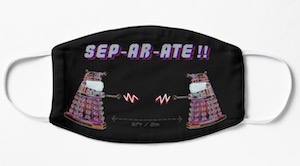 Dalek Separate Face Mask