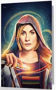 13th Doctor And her Sonic Screwdriver Greeting Card