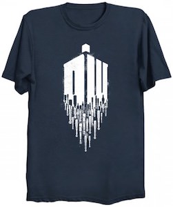 Doctor Who Logo And Sonic Screwdriver T-Shirt