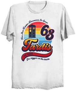 Doctor Who 1963 Bigger On The Inside Tardis T-Shirt